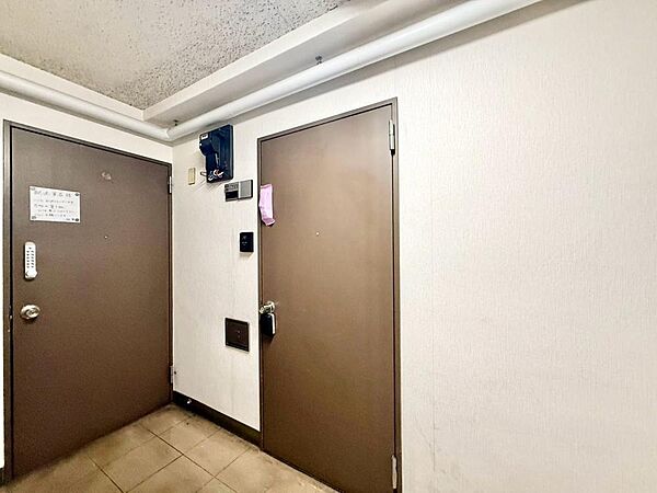 清潔感のある落ち着いた雰囲気の玄関です。