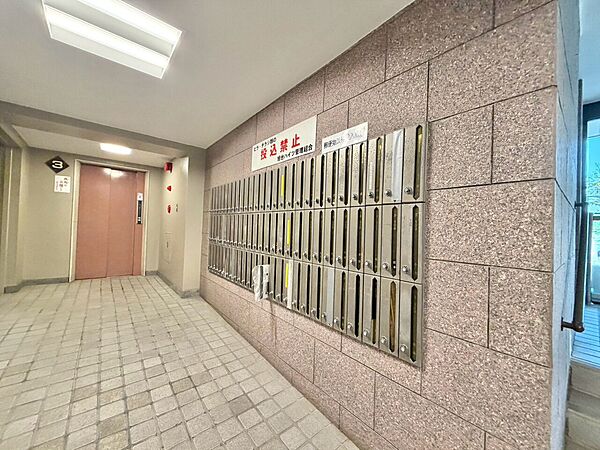 郵便受けも、きちんと管理されています。