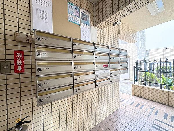 郵便受けも、きちんと管理されています。