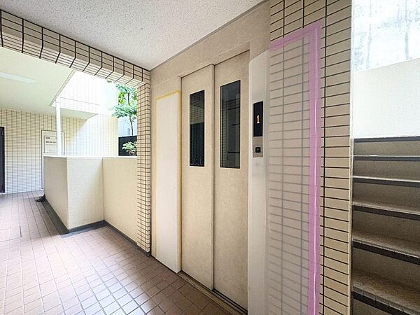 エレベーター完備のため荷物が多くなっても安心。
