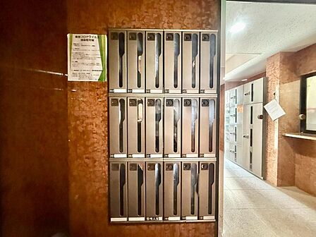 郵便受けも、きちんと管理されています。