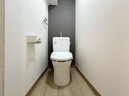 清潔感の高いお手洗い。