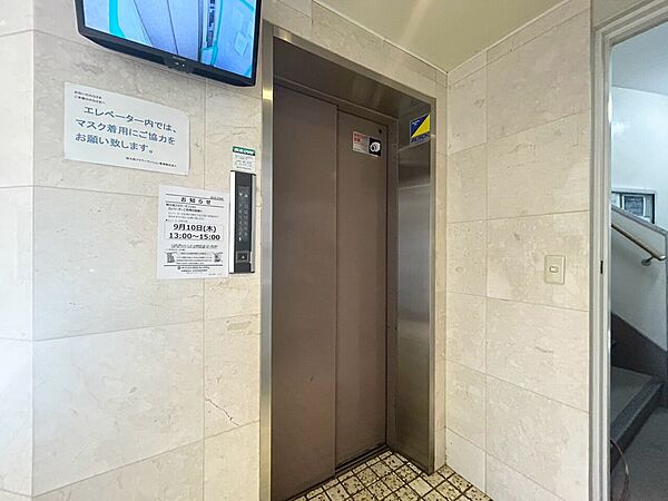 エレベーター完備のため荷物が多くなっても安心。
