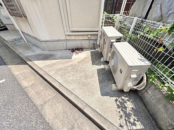 駐輪場も綺麗に整頓されています。