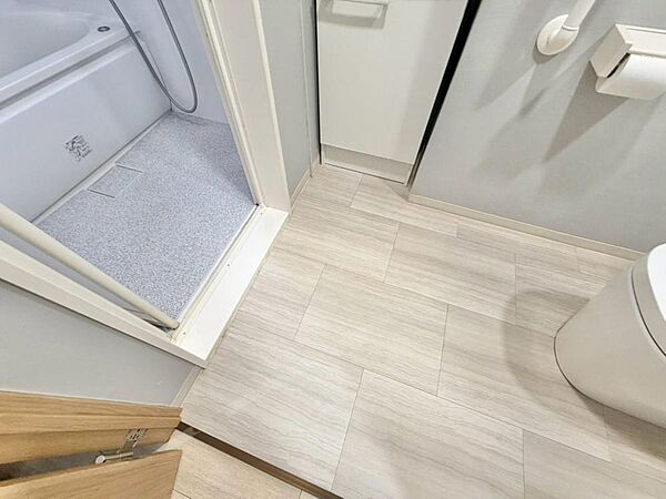 十分な広さの脱衣所。