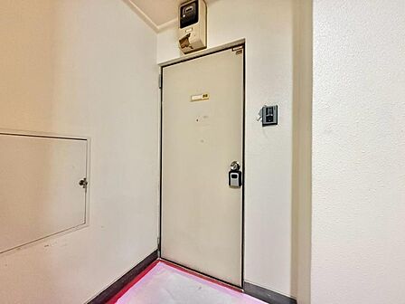 清潔感のある落ち着いた雰囲気の玄関です。