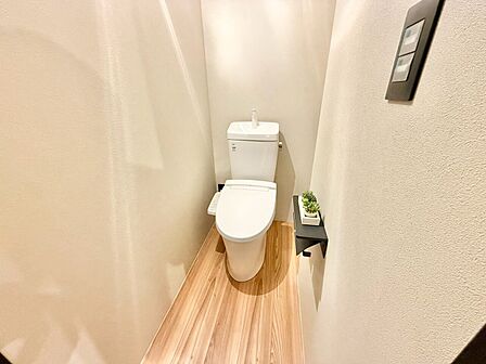 清潔感の高いお手洗い。
