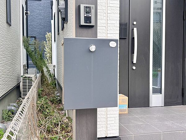 郵便受けも、きちんと管理されています。