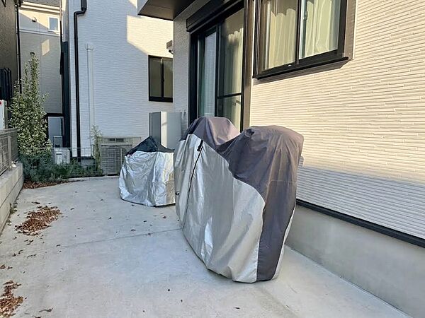 駐輪場も綺麗に整頓されています。