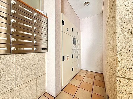 郵便受けも、きちんと管理されています。