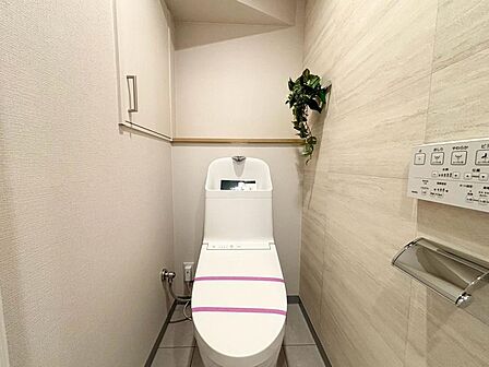清潔感の高いお手洗い。