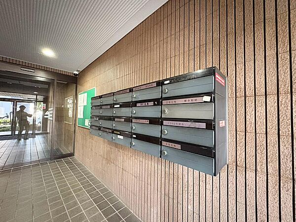 郵便受けも、きちんと管理されています。