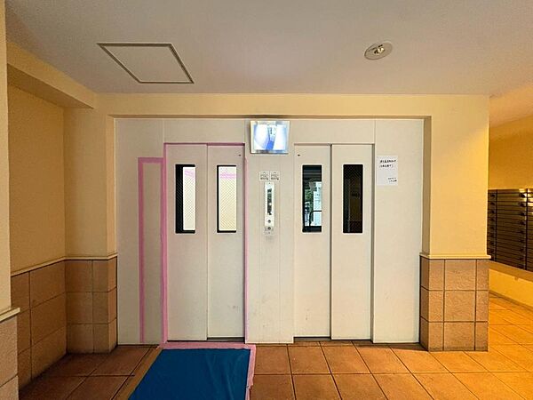 エレベーター完備のため荷物が多くなっても安心。