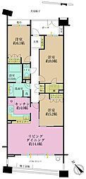 コルティーレ山手町フロントエステート 3LDKの間取図画像