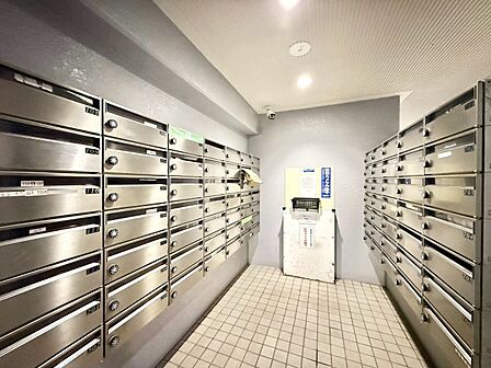 郵便受けも、きちんと管理されています。