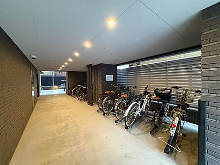 駐輪場も綺麗に整頓されています。※空き状況は都度ご確認下さい。