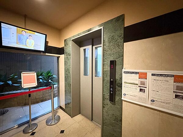 エレベーター完備のため荷物が多くなっても安心。