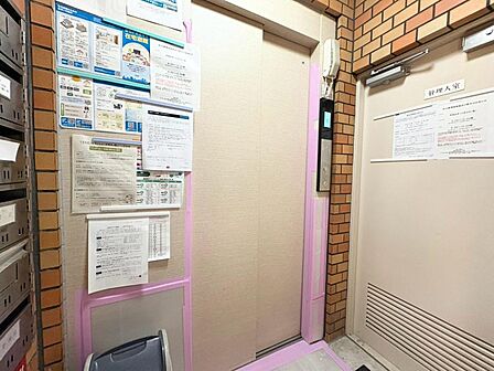 エレベーター完備のため荷物が多くなっても安心。
