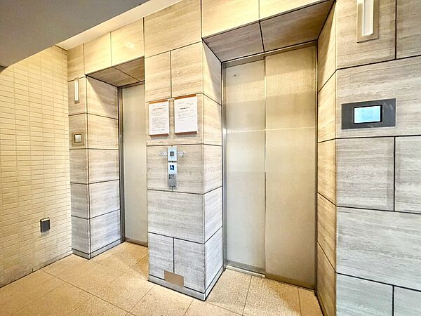 エレベーター完備のため荷物が多くなっても安心。