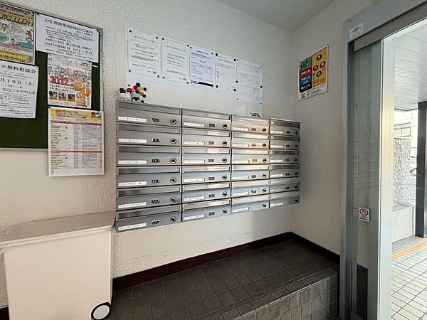 郵便受けも、きちんと管理されています。
