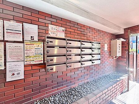郵便受けも、きちんと管理されています。