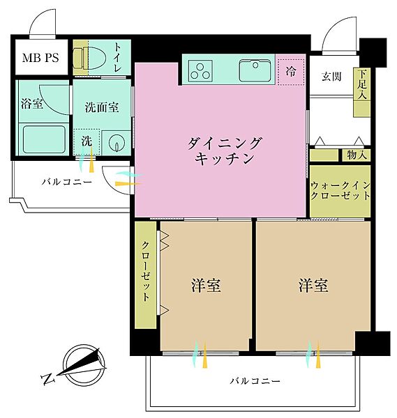 間取りを拡大表示