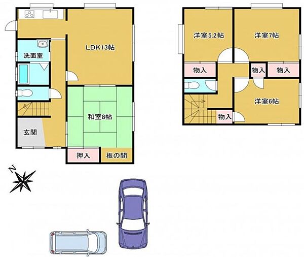 間取り：328000489152