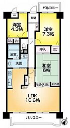 間取図画像 3LDK