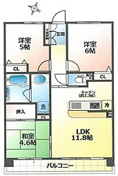 間取図画像 3LDK