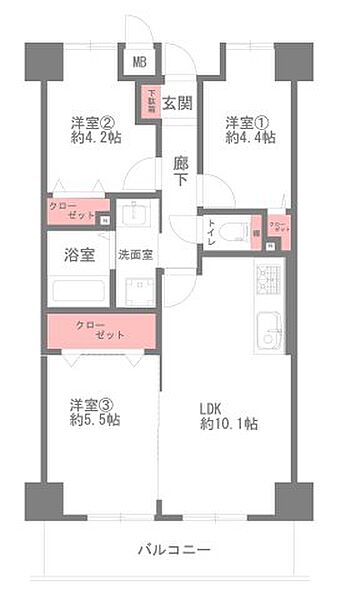 間取り：328000583844