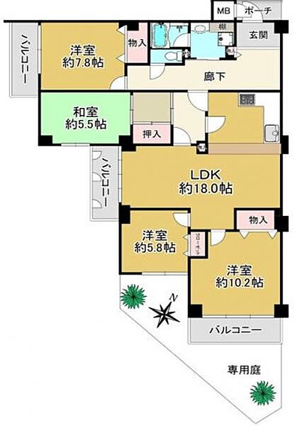 間取り：328000599288
