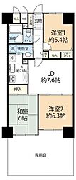 エクセランス大久保1番館 3LDKの間取図画像