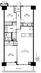 ライオンズマンション明石大久保 3LDKの間取図画像