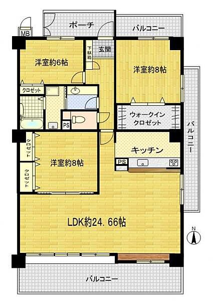 間取り：328000665419