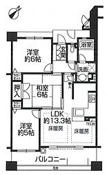 ソフィア垂水高丸ハーティスクエア 3LDKの間取図画像