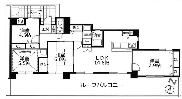 間取り：328000679054