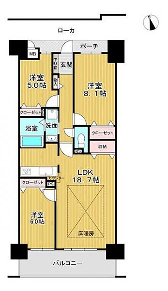 間取り：328000683119