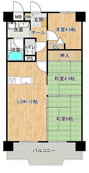 間取りを拡大表示