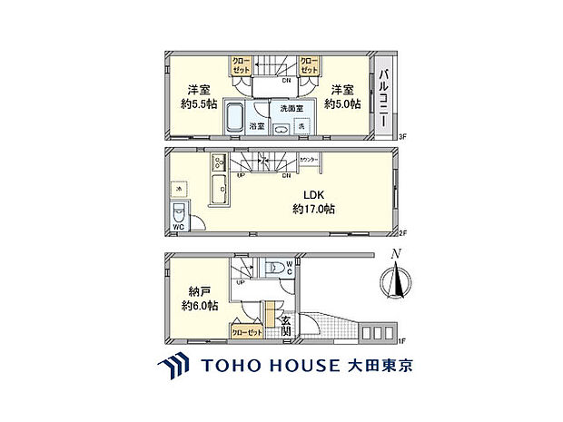 2SLDK・土地面積46.18?・建物面積76.84?