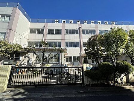 中野区立白桜小学校 1100m