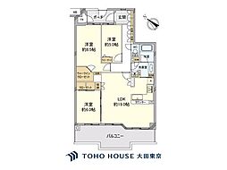 ジェイパーク川崎コンフィール 3LDKの間取り