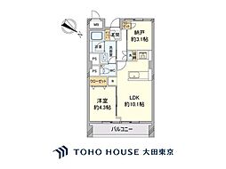 シャトー赤坂台 1SLDKの間取図画像