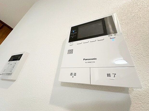 「見える安心」をカタチにしました。誰が来てもわかる様にモニター付きインターホンを設置。