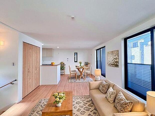 家に帰りたくなるような寛げる空間(配置してある家具や小物はCGよるイメージです)