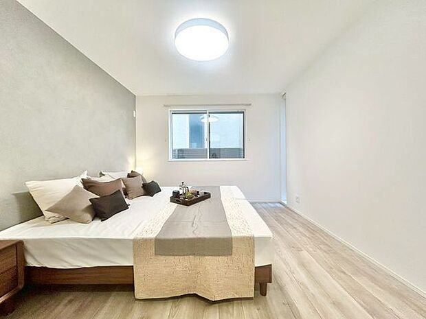 自分時間をゆったりと過ごす場所。趣味・感性で個性的に飾って頂けるようシンプルに仕上げてあります。