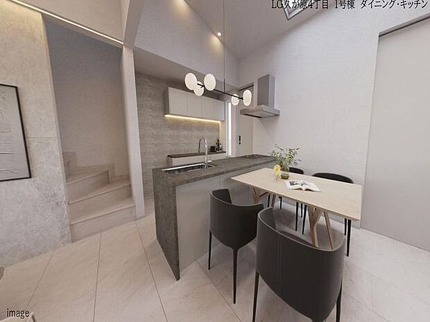 リビングダイニング（室内イメージ）。