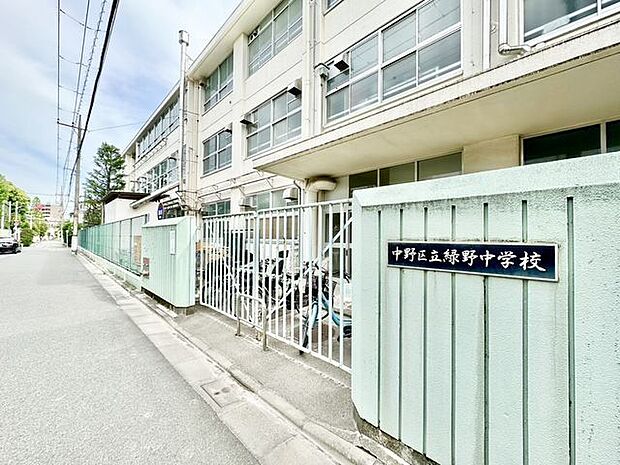 中野区立緑野中学校 300m