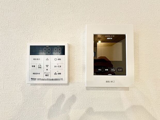 「見える安心」をカタチにしました。誰が来てもわかる様にモニター付きインターホンを設置。