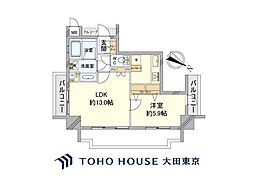 ヴィーナ・パルテール渋谷ウエスト 1LDKの間取図画像