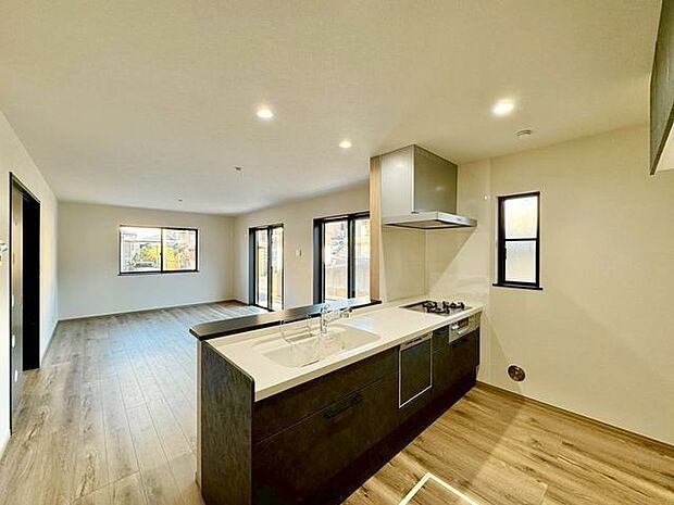 プライベートスペースを彩るインテリアとしての美と、快適な日常を支える機能性がひとつになったキッチン。